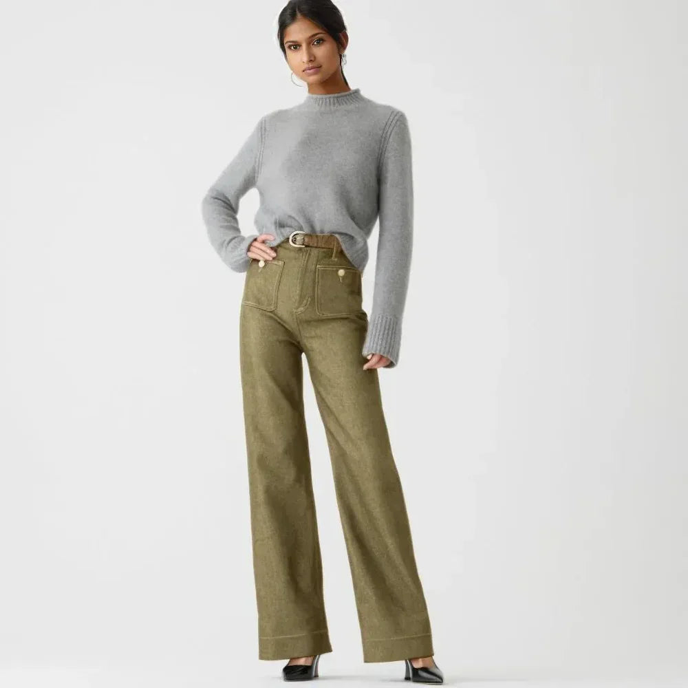 Sailor Smooth Wide Leg Jeans