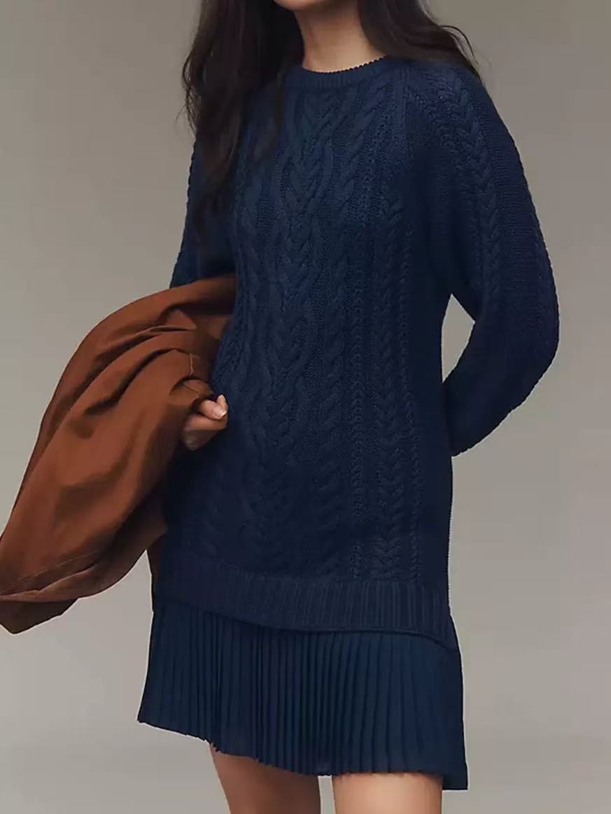 Cozy Cable Knit Mini