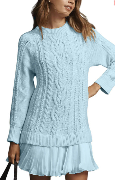 Cozy Cable Knit Mini
