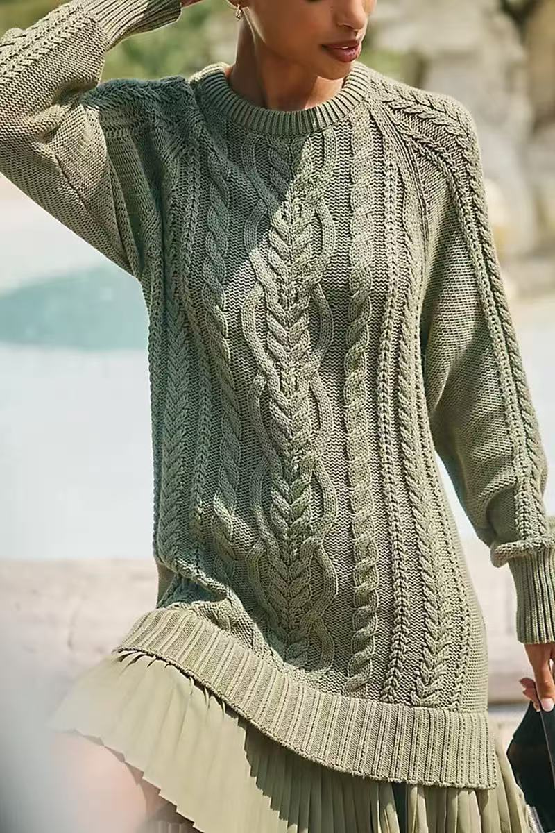 Cozy Cable Knit Mini