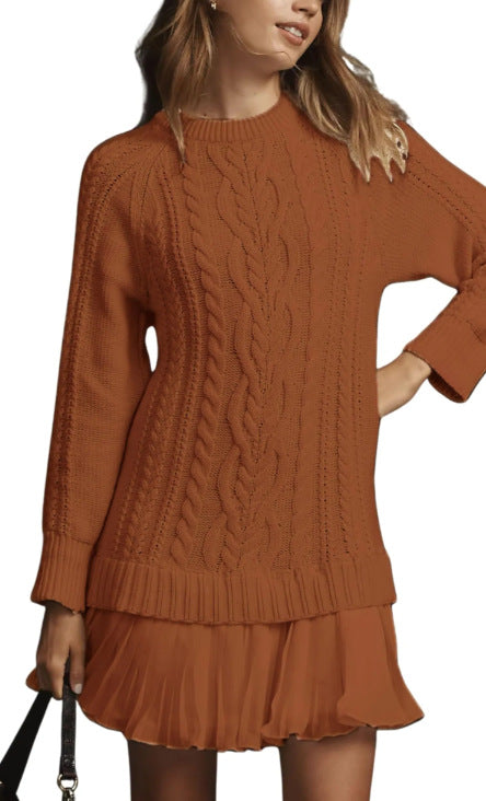 Cozy Cable Knit Mini