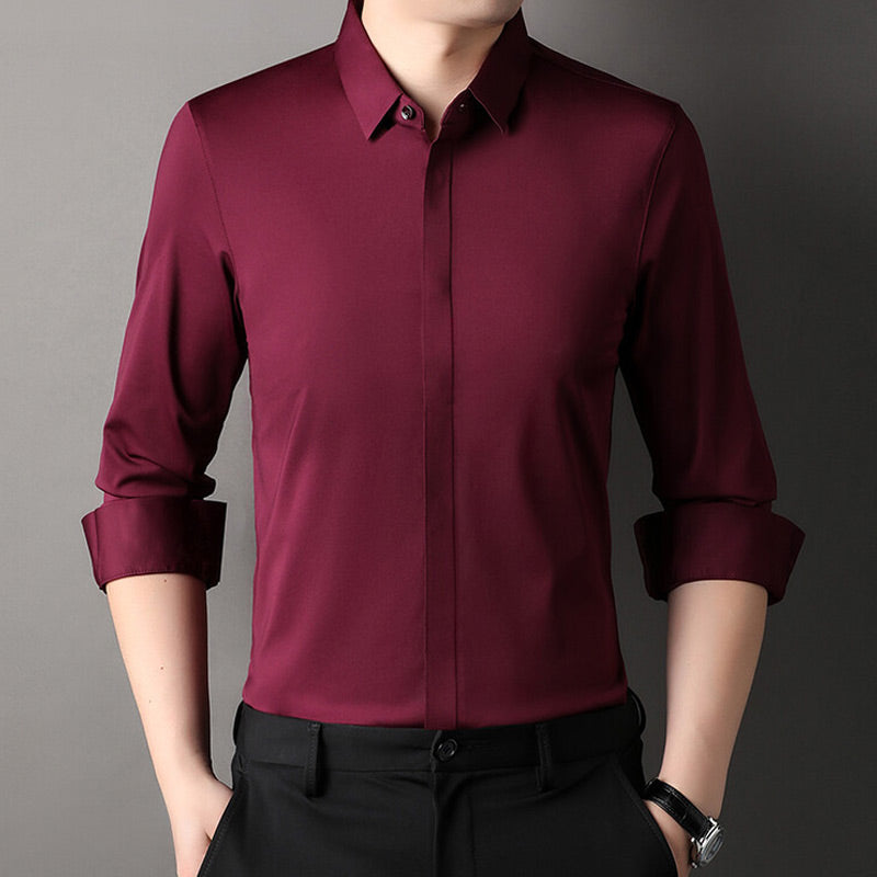 🔥2026 HOT SALE🔥Men's Wrinkle-Free Button-Down Shirt