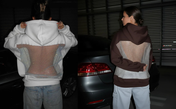Spotlight CrystalMesh Oversized Sparkle Hoodie