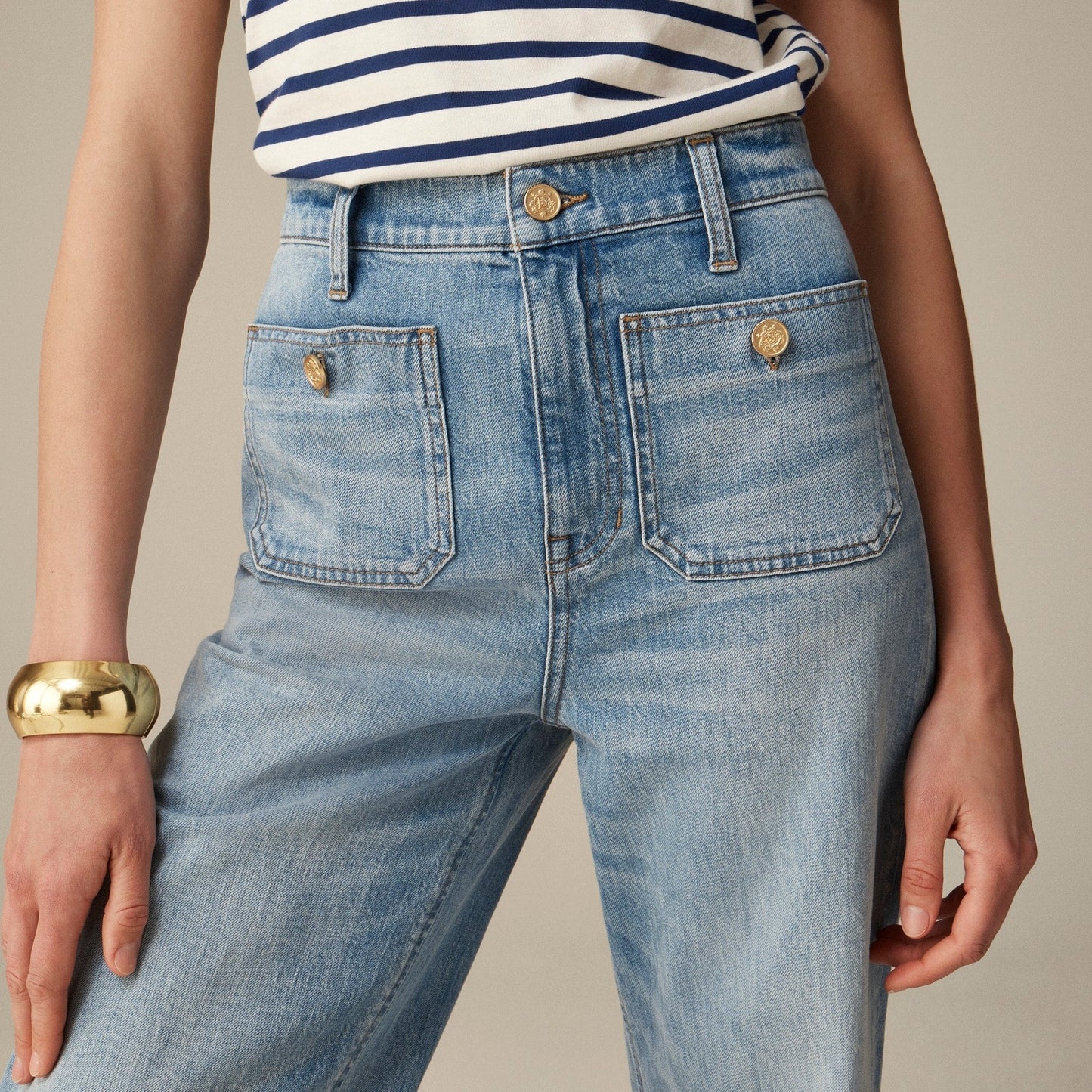 Sailor Smooth Wide Leg Jeans