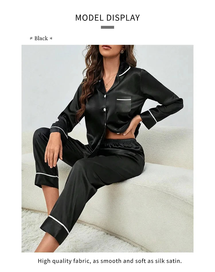 Soft Long Sleeve Pajamas Set