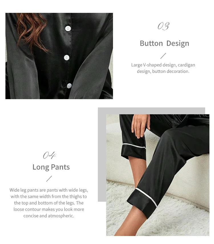 Soft Long Sleeve Pajamas Set