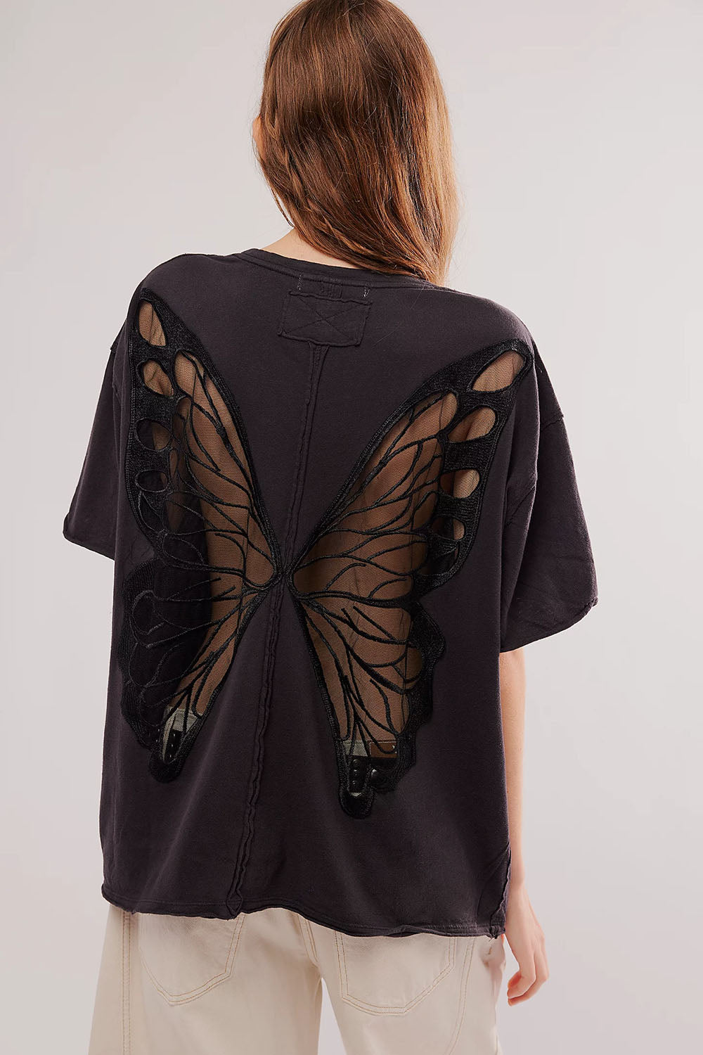 Butterfly Backless Top