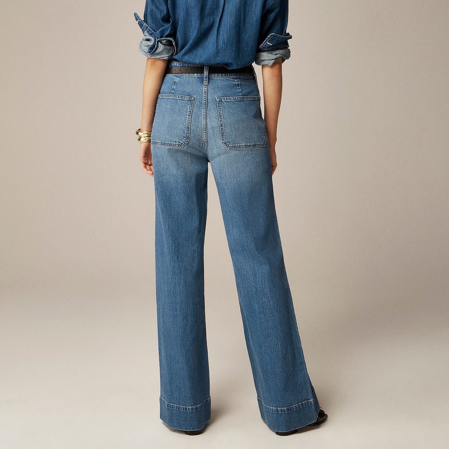 Sailor Smooth Wide Leg Jeans