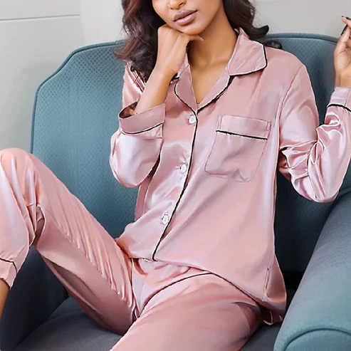 Soft Long Sleeve Pajamas Set