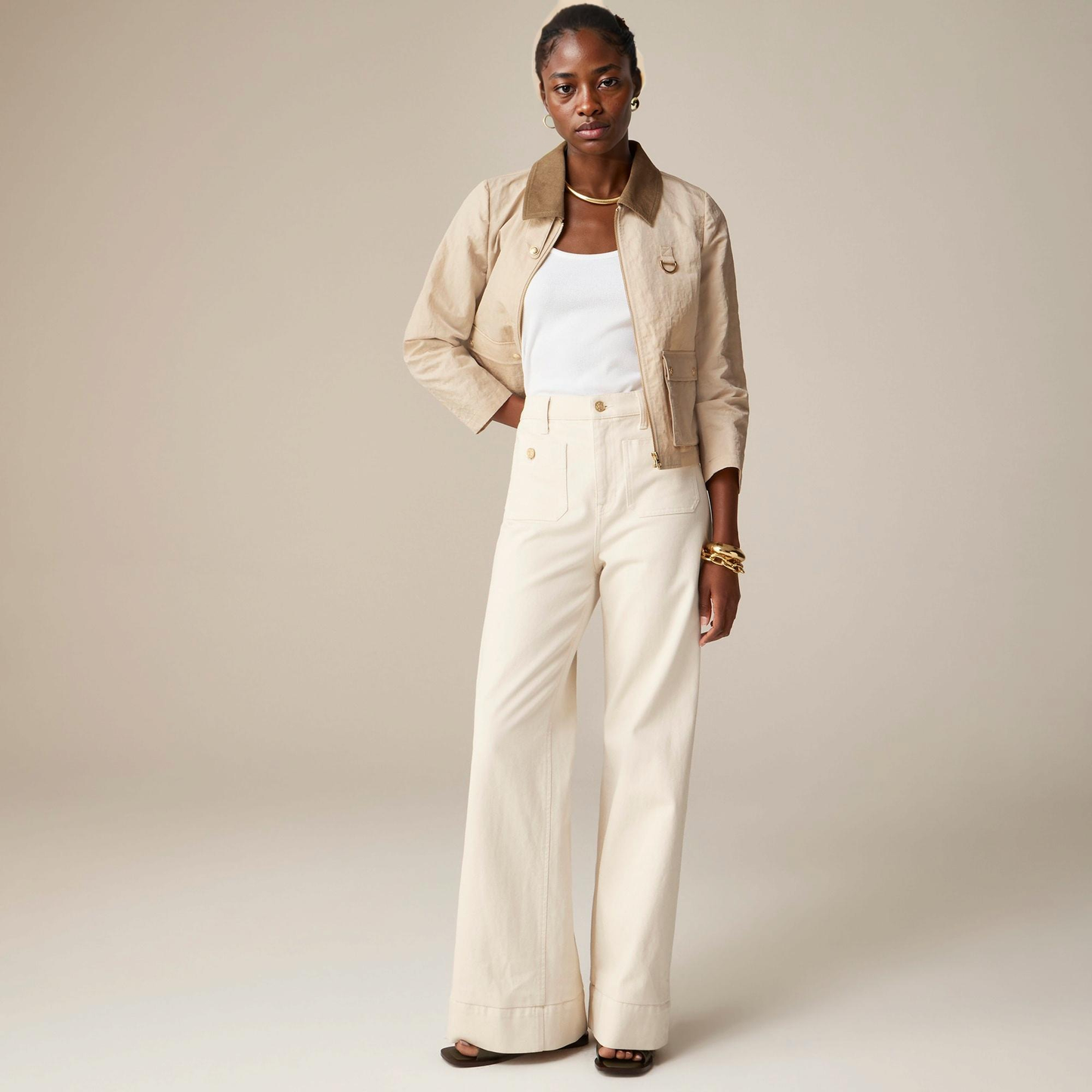 Sailor Smooth Wide Leg Jeans