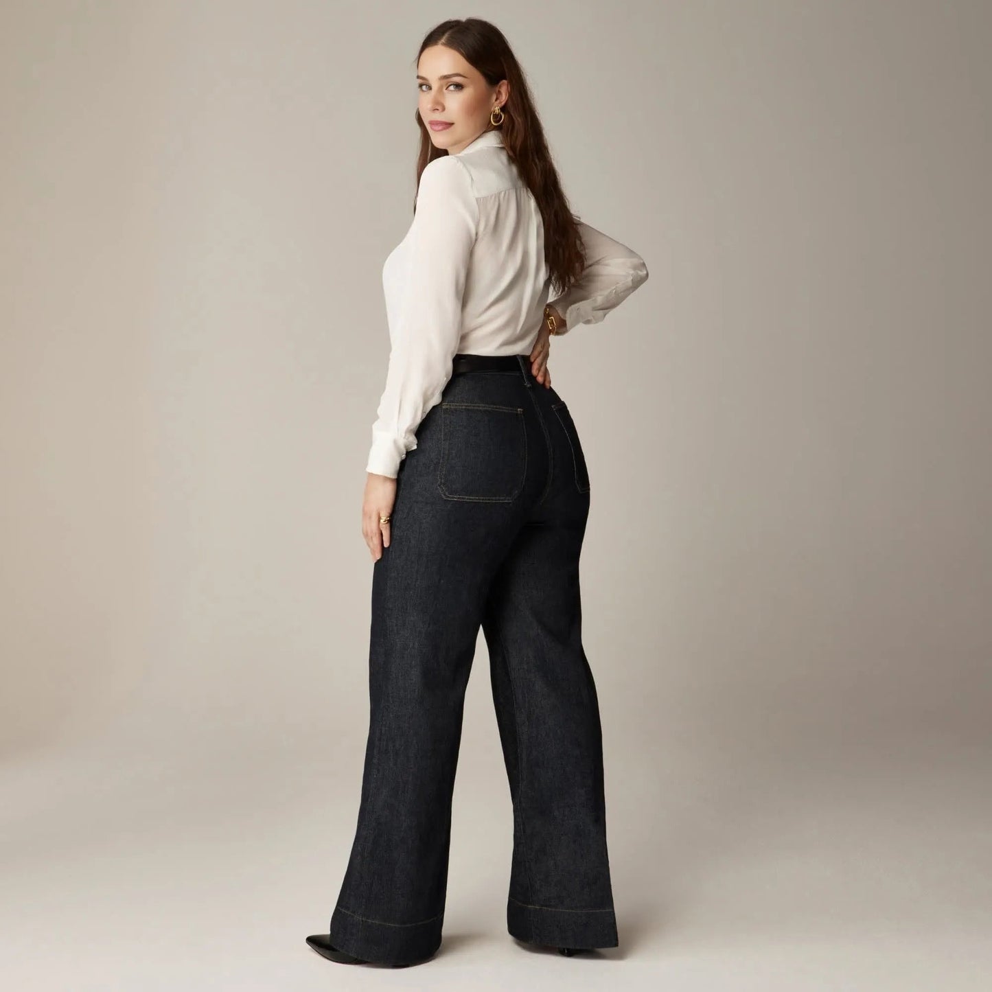 Sailor Smooth Wide Leg Jeans