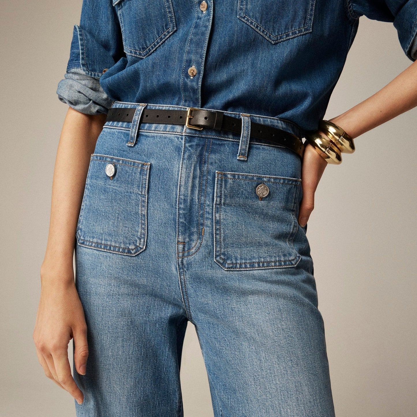 Sailor Smooth Wide Leg Jeans