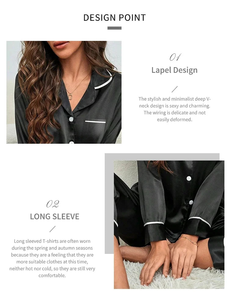 Soft Long Sleeve Pajamas Set