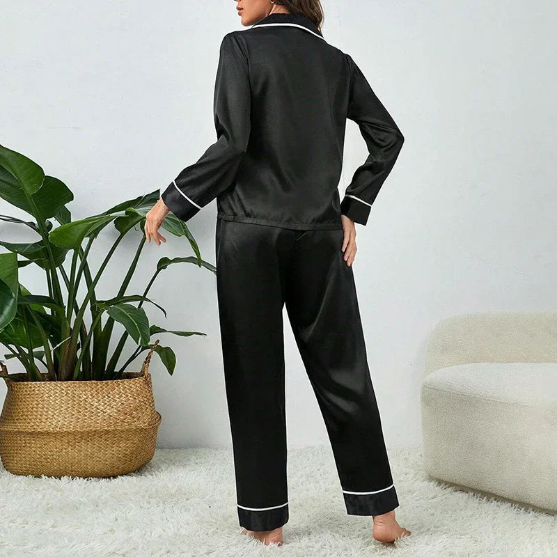 Soft Long Sleeve Pajamas Set