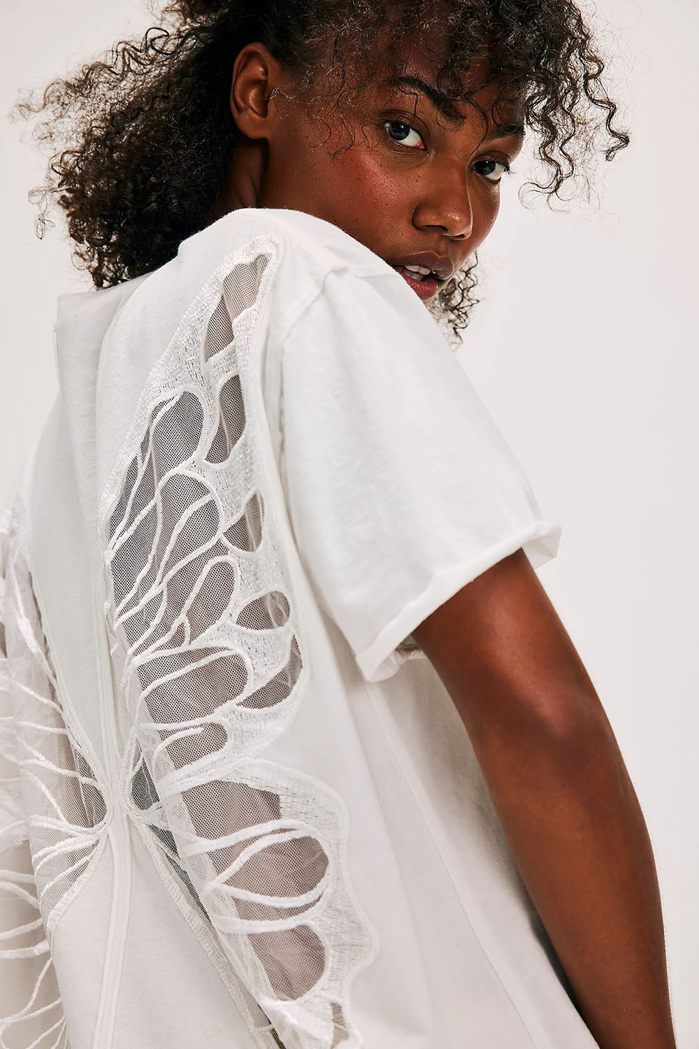 Butterfly Backless Top