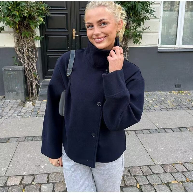 Women's Cozy Woolen Coat