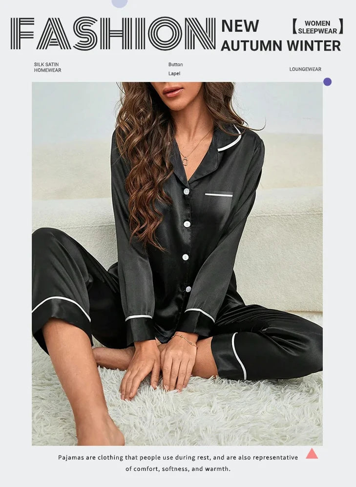 Soft Long Sleeve Pajamas Set