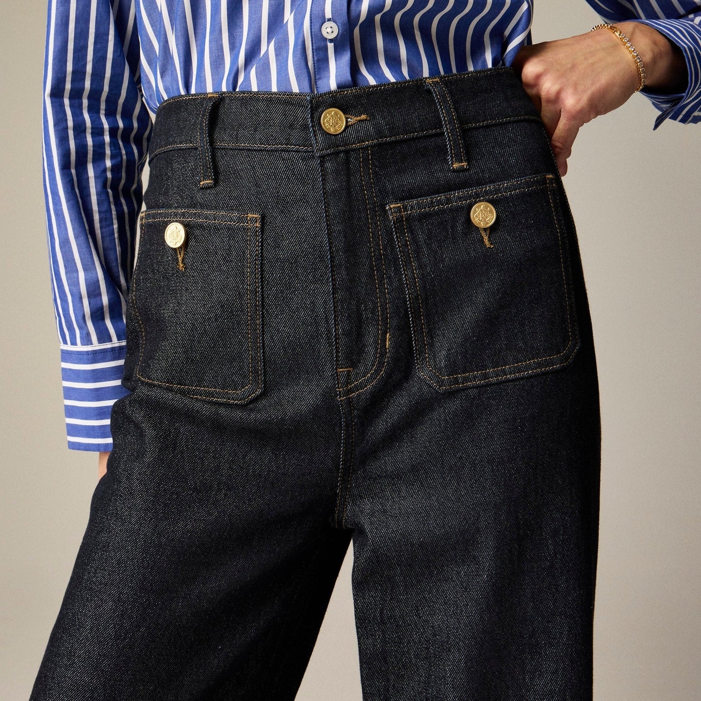 Sailor Smooth Wide Leg Jeans