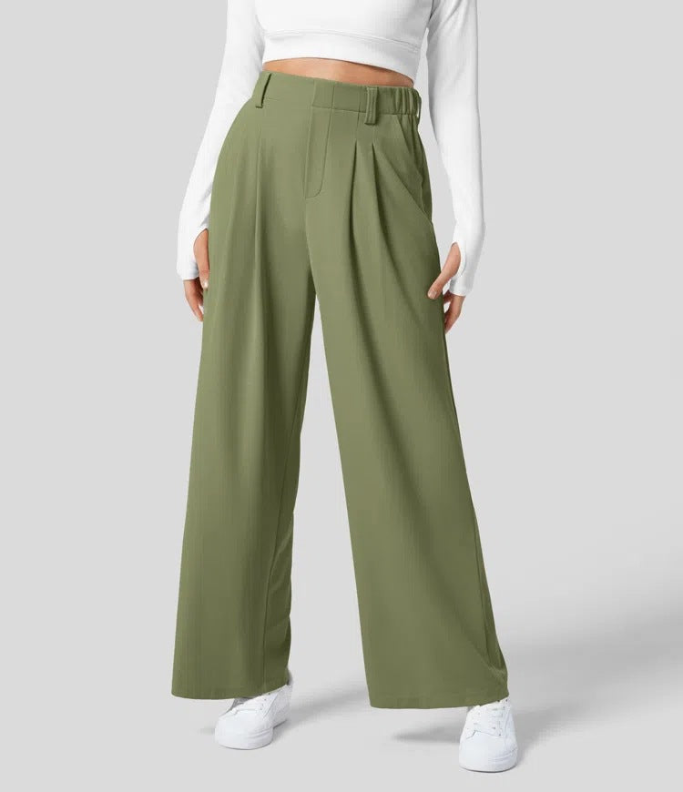 Everyday Wide‑Leg Comfort Pants