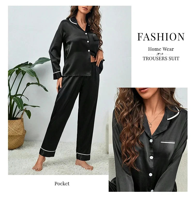 Soft Long Sleeve Pajamas Set