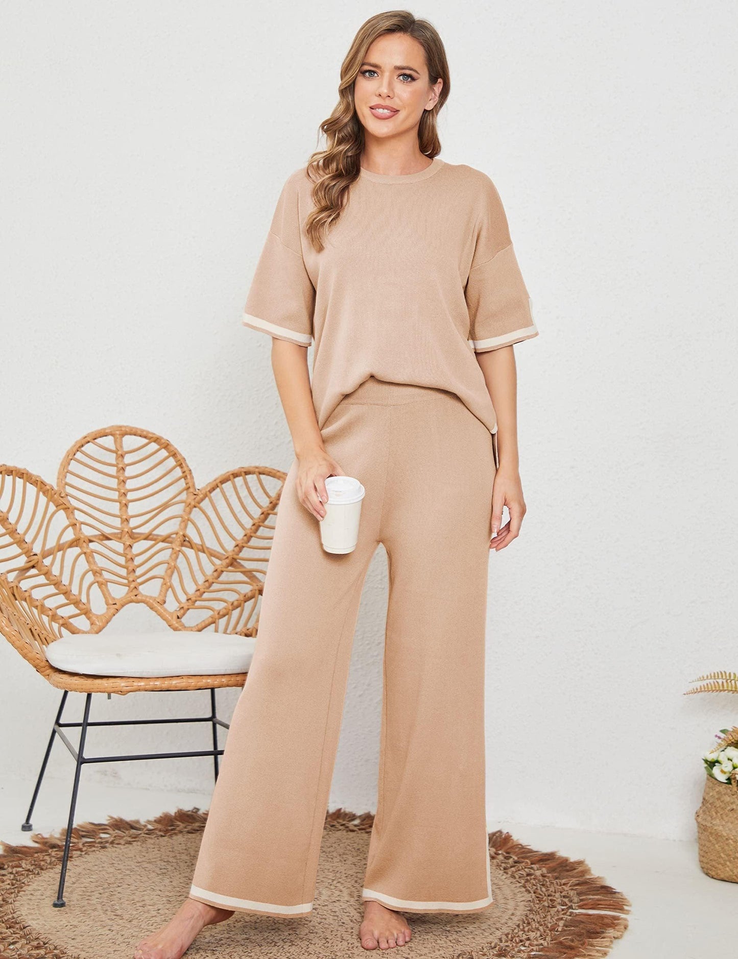 Classy Cozy Knit Lounge Set