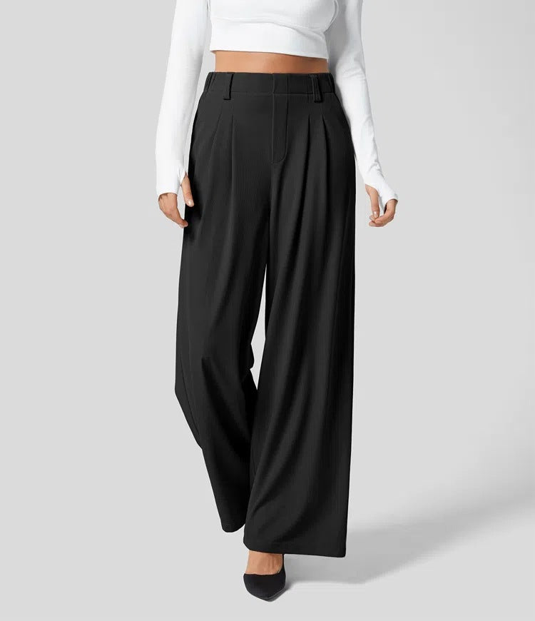 Everyday Wide‑Leg Comfort Pants