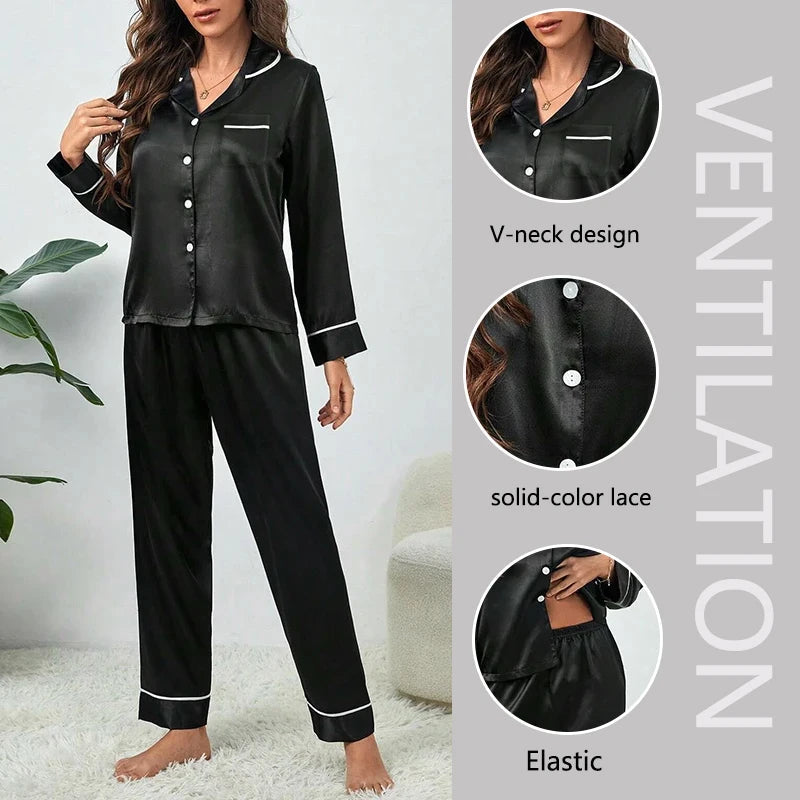 Soft Long Sleeve Pajamas Set