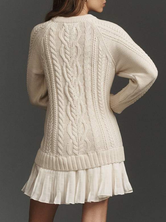 Cozy Cable Knit Mini