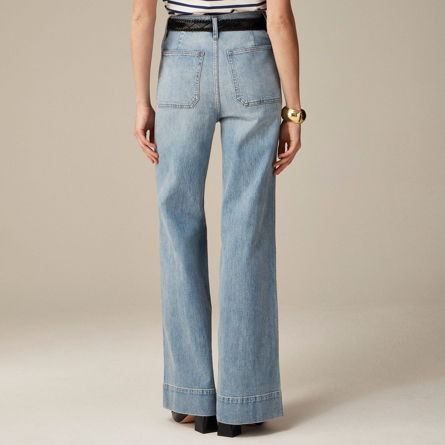 Sailor Smooth Wide Leg Jeans