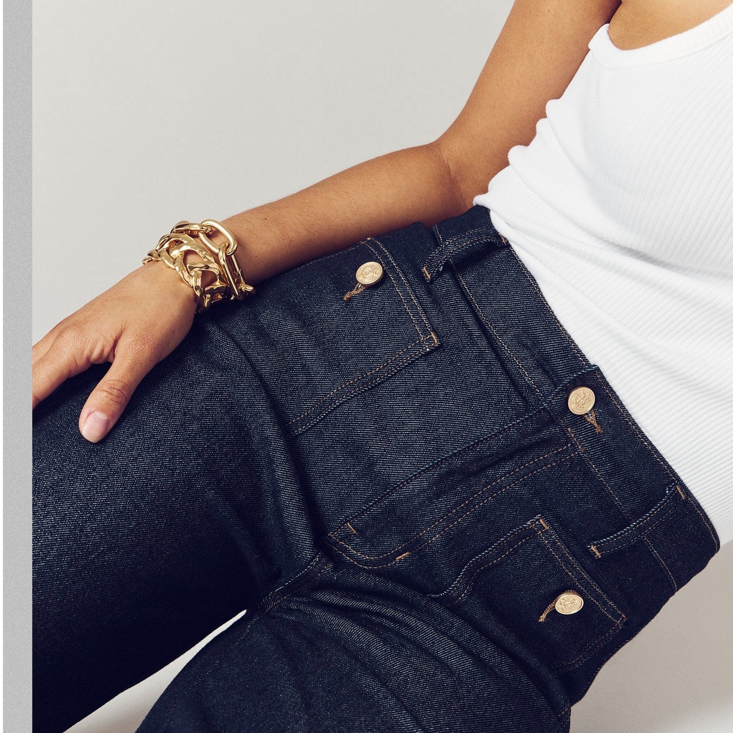 Sailor Smooth Wide Leg Jeans