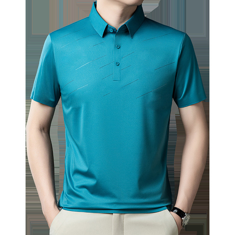 ❄️Men's Ice Silk Lapel Shirt