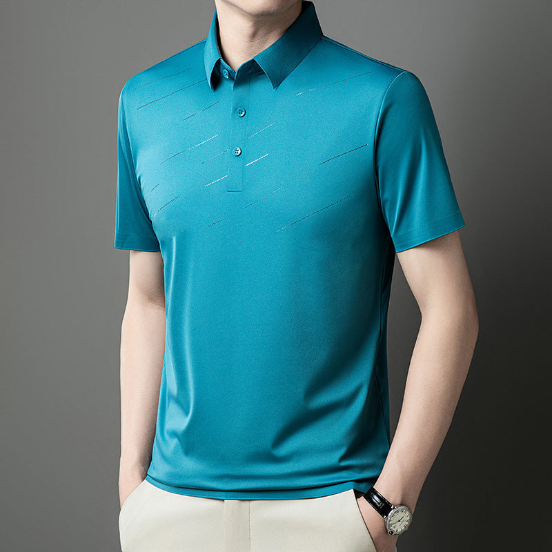 ❄️Men's Ice Silk Lapel Shirt